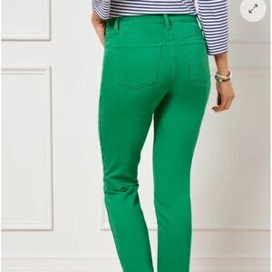 Green Slim Ankle Jean | Talbots | Size 4